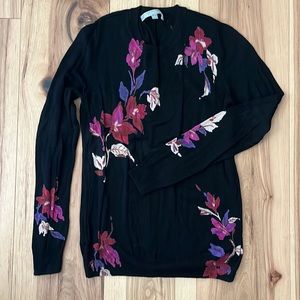 Daniel Rainn Lyna Crew neck floral sweater